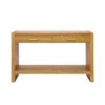 Farmhouse Console Table with Storage Drawers, Wooden Entryway Table Ideal for Living Room, Hallway, 47.5'' L x 15.5'' W x 30'' H, Brown