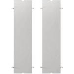 Outsunny 2 Pcs Pergola Replacement Canopy, UV Protection Pergola Shade Cover, Easy to Install, for 10 x 10ft Pergola, Light Gray