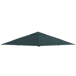 Outsunny 10' x 10' Square Gazebo Canopy Replacement UV Protected Top Cover Sun Shade Grey
