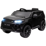 Qaba Land Rover Discovery Sport Licensed 12V Ride on Car w/ Remote, Soft Start, LED Lights, Music Horn, Black