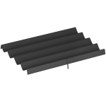 Outsunny 8' x 9.4' Retractable Pergola Canopy Replacement, Fit 7' x 10' Frame, UV30+ Pergola Cover Top Only, Dark Grey