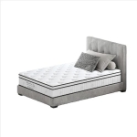 12'' Full Memory Foam Hybrid Mattress with Pocket Springs, Mattress Pad with Compressed and Vacuum-Sealed, 54'' L x 75'' W x 12'' H, White