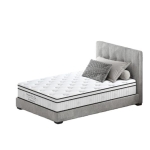 12'' Full Memory Foam Hybrid Mattress with Pocket Springs, Mattress Pad with Compressed and Vacuum-Sealed, 39'' L x 75'' W x 12'' H, White