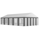 Outsunny 20'x33' Heavy Duty Large Party Tent & Carport with Removable Sidewalls, Portable Garage Canopy Tent, Grey
