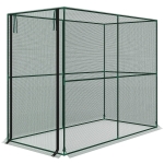 Outsunny Crop Cage, Plant Protection Tent with Zippered Door, Plant Protector from Animals for Vegetables Flowers Fruits, Green