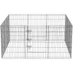 PawHut 36inch Foldable Metal Exercise Pet Playpen Yard Dog Puppy Kennel Cage 12 Panels