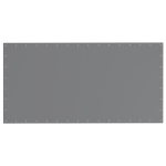 Outsunny 10 x 20ft Carport Roof, UV Resistant Canopy Replacement Cover with Ball Bungee Cords, Dark Gray