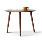 Stable Coffee Table with Mid-Century 2-Tier Staggered Design, Sturdy Center Table for Living Room, 33.5″ L x 23″ W x 15.5″ H, Walnut