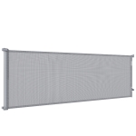 PawHut Retractable Dog Gate, 41" Tall,  Extends to 122" Wide, Mesh Pet Gate with Single Hand Operation, for Stairs, Doorways
