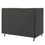 Outsunny 3-Seater Patio Swing Cover, Outdoor Garden Furniture Protection Hammock Glider Cover, 81" x 49" x 65", Dark Grey