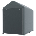 Outsunny 4 x 6ft Outdoor Storage Shed Tent, Portable Shed with Roll-up Door for Motorcycle, Bike, Garden Tools