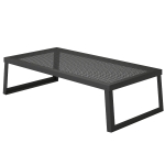 Outsunny Folding Campfire Grill, 36" x 18" Heavy Duty Carbon Steel Grill Grate with Folding Legs, Black