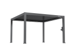 FlexPatio POWER+ PRO Gen 2 Motorized Pergola 13' x 13' Gray - 6063-T5 Aluminum Motorized Louvers, LED, IP68 Outlets, 165 MPH Wind, 50 PSF Snow