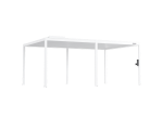 FlexPatio POWER+ Gen 2 Motorized Pergola with Motorized Louvers, App Control, 13'L x 20'W, White, 6063-T5 Aluminum