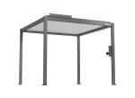 FlexPatio POWER+ Gen 2 Motorized Pergola with Motorized Louvers, 10'L x 10'W, Gray with White Louvers, 6063-T5 Aluminum