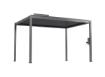 FlexPatio POWER+ Gen 2 Motorized Pergola – Motorized Louvers, 10'L x 13'W, Gray, 6063-T5 Aluminum