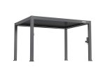 FlexPatio POWER+ PRO Gen 2 Motorized Pergola with Adjustable Louvers, 10' x 13', Gray, 6063-T5 Aluminum