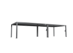 FlexPatio POWER+ PRO Gen 2 Motorized Pergola - 13' x 36' (8-Post) Outdoor Aluminum Louvered Pergola, Gray