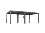 FlexPatio POWER+ PRO Gen 2 Motorized Pergola, 13' x 23', Gray, 6063-T5 Aluminum, Motorized Louvers & LED Lighting