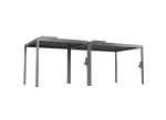 FlexPatio POWER+ Gen 2 Motorized Pergola with Motorized Louvers, 10'L x 23'W, Gray, 6063-T5 Aluminum