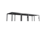 FlexPatio POWER+ PRO Gen 2 Motorized Pergola 13' x 40' (12-Post) Gray - 6063-T5 Aluminum, IP68 Outlets, 165 MPH Wind