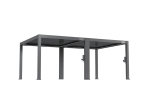 FlexPatio POWER+ PRO Gen 2 Motorized Pergola 13' x 26' Gray - 6063-T5 Aluminum Motorized Louvers LED IP68