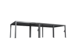 FlexPatio POWER+ PRO Gen 2 Motorized Pergola 13' x 33' (10-Post) Gray - 6063-T5 Aluminum, IP68 Outlets, 165 MPH Wind