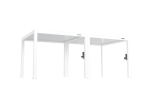 FlexPatio POWER+ PRO Gen 2 Motorized Pergola 10' x 20' White 6063-T5 Aluminum with Motorized Louvers, LED, IP68 Outlets, 165 MPH Wind