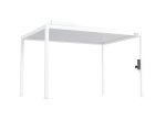 FlexPatio POWER+ Gen 2 Motorized Pergola 10'L x 13'W White - 6063-T5 Aluminum, Motorized Louvers, LED