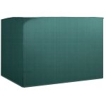 Outsunny 3-Seater Patio Swing Cover, Outdoor Garden Furniture Protection Hammock Glider Cover, Waterproof Dustproof Windproof, 85" x 61" x 59", Dark Green