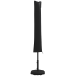 Outsunny Parasol Cover, Patio Cantilever Cover, Banana Umbrella Cover with Zipper, Black