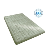 Soft 100% Cotton Futon Mattress with High-Resilience Foam, Breathable Floor Sleeping Pad for Bedrooms, 80" L x 60" W x 2.5" H, Beige Brown
