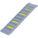 PawHut Dog Stairs for Car Truck SUV, Foldable Dog Ramp for Large Medium Small Dogs, Gray