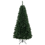 HOMCOM 7.5 ft Artificial Christmas Tree, Norway Spruce Tree, Hinged Xmas Tree with Metal Stand