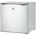 HOMCOM 1.1 Cu. Ft. Mini Freezer, Compact Upright Freezer with Reversible Door, Removable Shelf, Adjustable Temperature, Grey