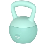 Soozier 9 lb Soft Kettlebell, Sand Filled Weight w/ Grip Handle, Kettlebell Weight for Full Body Workout, Green