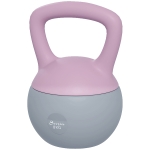 Soozier 18 lb Soft Kettlebell, Sand Filled Weight w/ Grip Handle, Kettlebell Weight for Full Body Workout, Purple