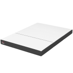 HOMCOM Trifold Mattress, 6 Inch Memory Foam Mattress for Guest, Camping, RV, Travel, Yoga, Made in USA, 75" x 54" x 6"