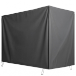 Outsunny 3-Seater Patio Swing Cover, Outdoor Garden Furniture Protection Hammock Glider Cover, 81" x 49" x 65", Dark Grey