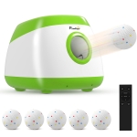 PawHut Automatic Dog Ball Launcher with 26-80 FT Distance, Automatic Ball Launcher for Medium and Large Dogs, Green