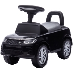 Qaba Land Rover Licensed Ride On Car for Kids, Toddler Baby Push Car with Under Seat Storage, for 18-36 Months, Black
