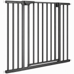 PawHut Baby Gate, 30"-32", 33"-35", 35"-37", 38"-40"W Pet Gate with Auto-Close, Two-Way Open, Pressure Mounted