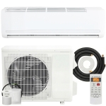 HOMCOM 23000 BTU Mini Split Air Conditioner, 19 SEER2 230V Inverter AC Unit Cools up to 1500 Sq.Ft, Complete Installation Kit