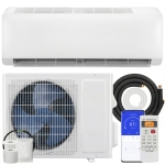 HOMCOM 12000 BTU Mini Split Air Conditioner, 22 SEER2 115V WIFI Enabled Inverter AC Unit Cools up to 750 Sq.Ft