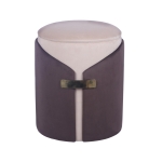 Practical Ottoman with 13" W Storage Compartment, Multi-Use Stool for Vanity Stool, Footrest, Extra Seating, 14.5" L x 14.5" W x 17.5" H, Brown