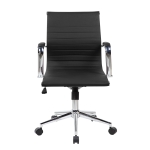 Cozy Office Chair with Flip-Up Arms and TechniFlex Upholstery, Flexible Racer Seat with Locking Tilt Control, 22.5″ L x 23.5″ W x 36″ H, Black