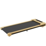 Soozier 2.5HP Walking Pad, Under Desk Treadmill with Remote Control, Transport Wheels and LED Display for Home Gym Office