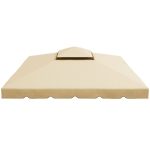 Outsunny Model 84C-051 or 84C-269 10' x 10' Gazebo Replacement Canopy, Beige