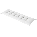 Outsunny Patio Lounge Chair Cushion, UV50+ Chaise Lounge Chair Cushion with Securing Straps for Patio, 78 x 25.6 inch, Cream White