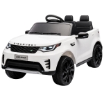 Qaba 12V Electric Car for Kids, Licensed Land Rover Ride on Car with Parent Remote, Soft Start, 4 Wheel Suspension, White